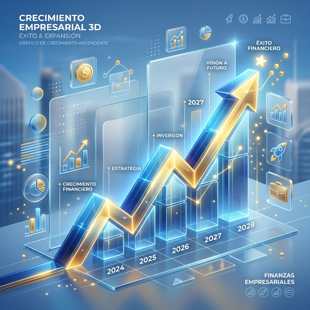 Infografía crecimiento y optimización de flujo